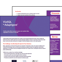 ViaSQL data management brochure