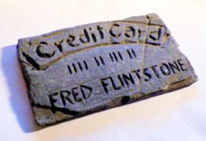 Fred Flintstone's credit card