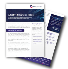 Adaptive Integration Fabric, for mainframes, product brochure
